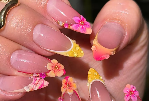 Tropical Sunset Bloom