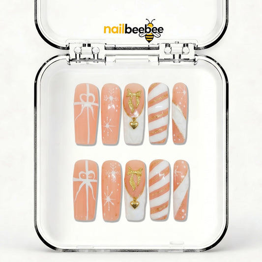 Blush Holiday Ribbon Couture