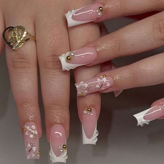 Pink Floral Ruffle