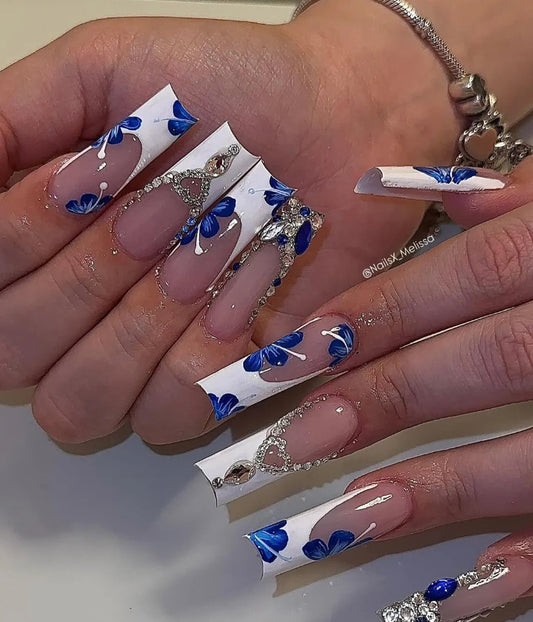 Azure Floral Heart