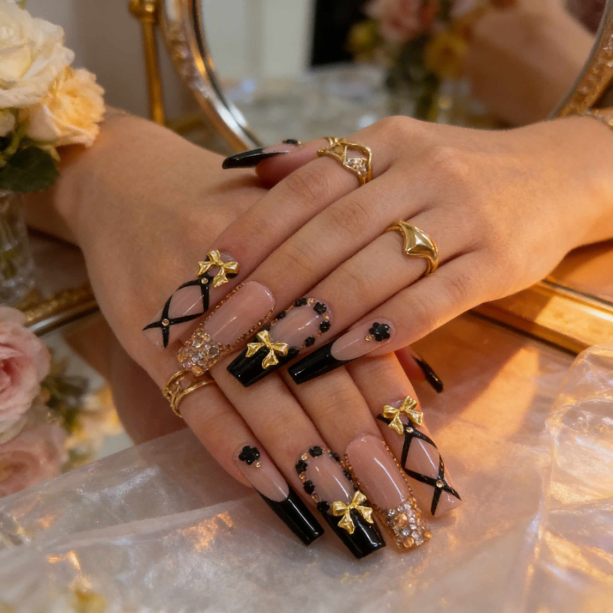 Midium square nails