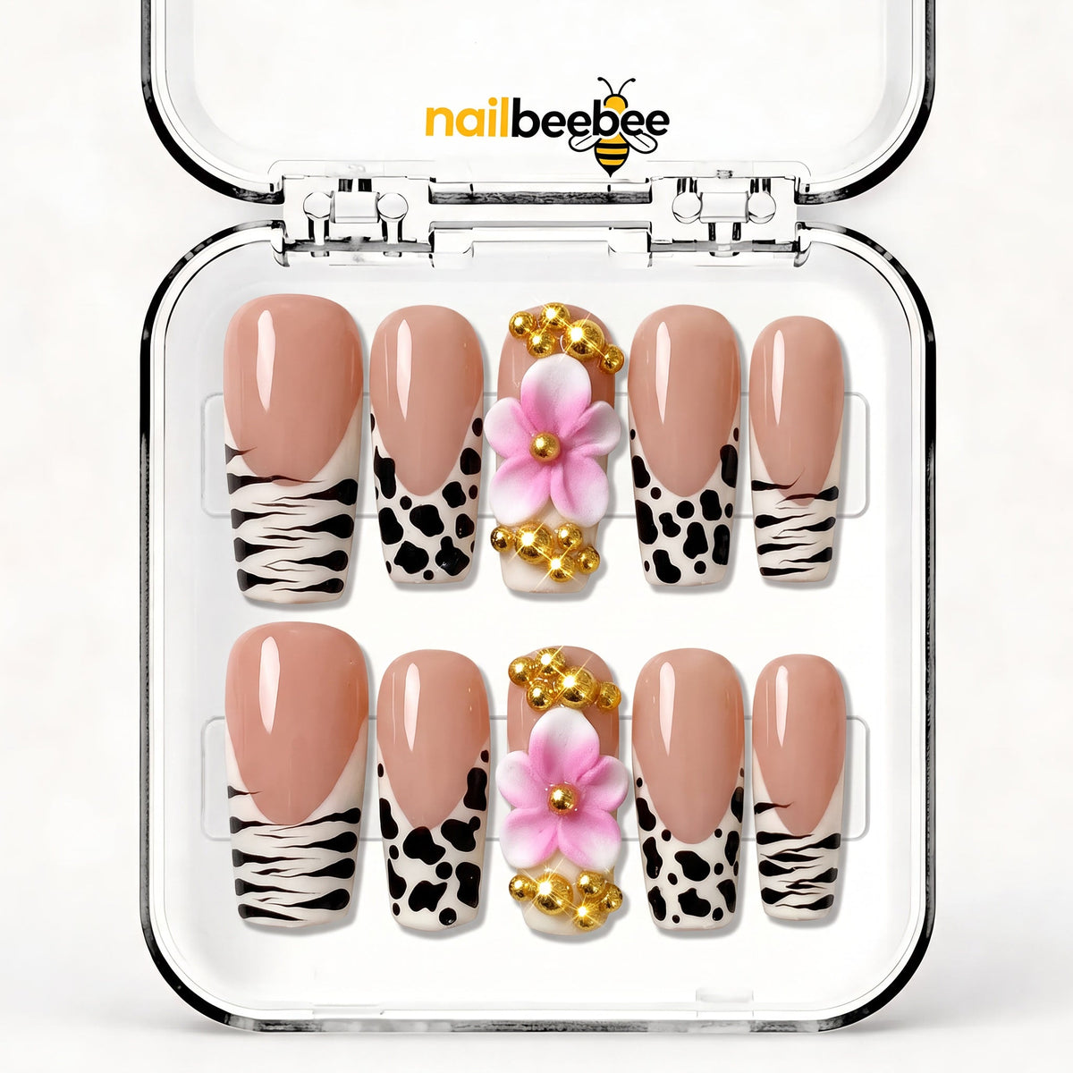 NB-Z193 Handmade Short Square Acrylic for Date Night,Travel