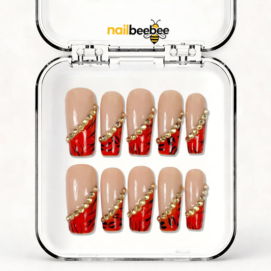 NB-Z191 Handmade Short Square Acrylic for Date Night,Travel