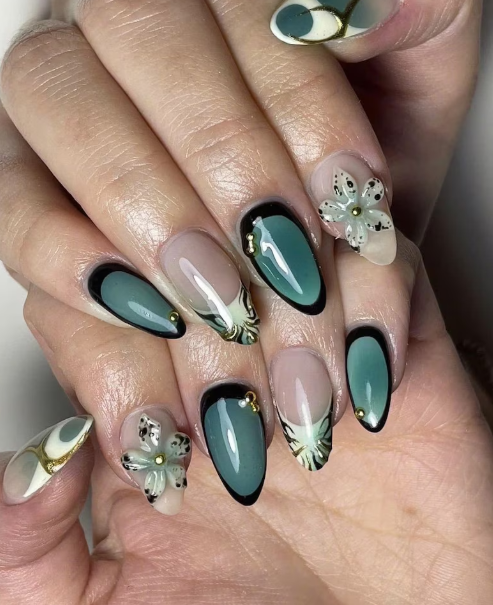 Jade Noir Floral