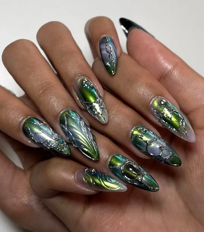 Iridescent Chrome Armor