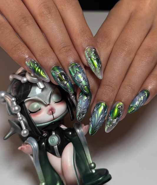 Iridescent Chrome Armor