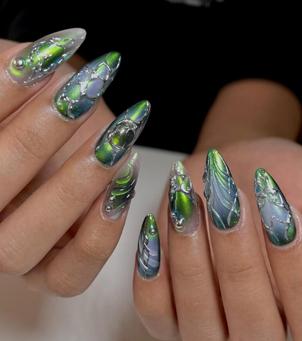 Iridescent Chrome Armor