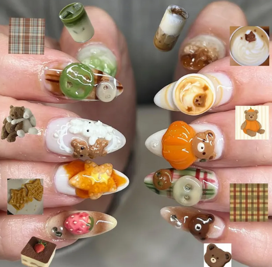 Cozy Bear Autumn Café