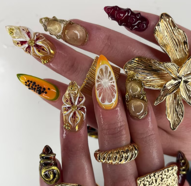 Tropical Gold Couture