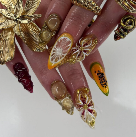 Tropical Gold Couture