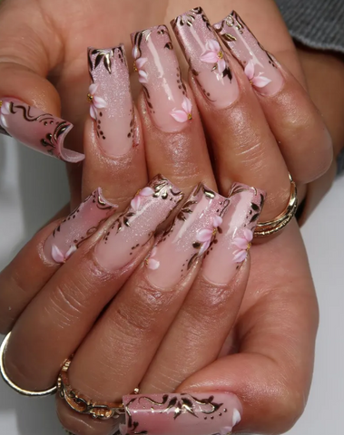 Blush Sakura Gilded Noir