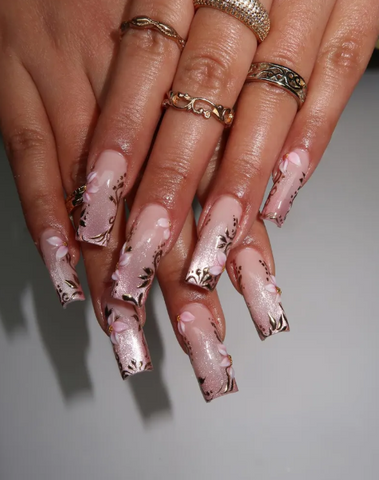 Blush Sakura Gilded Noir