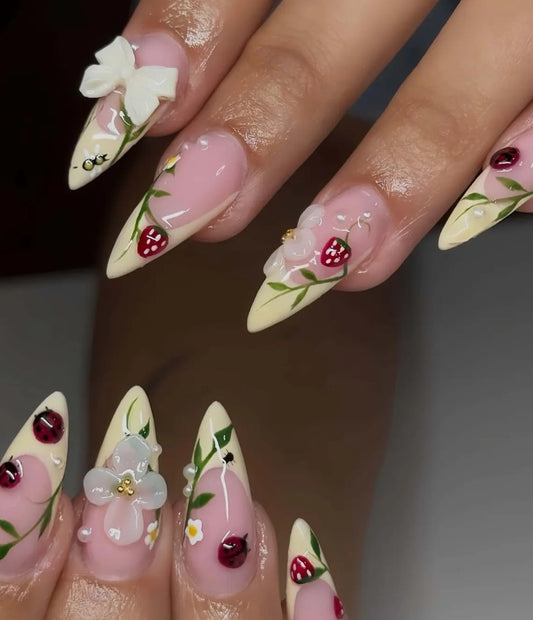 Strawberry Meadow Whimsy
