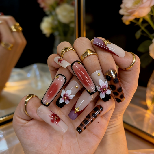 Blush Leopard Floral