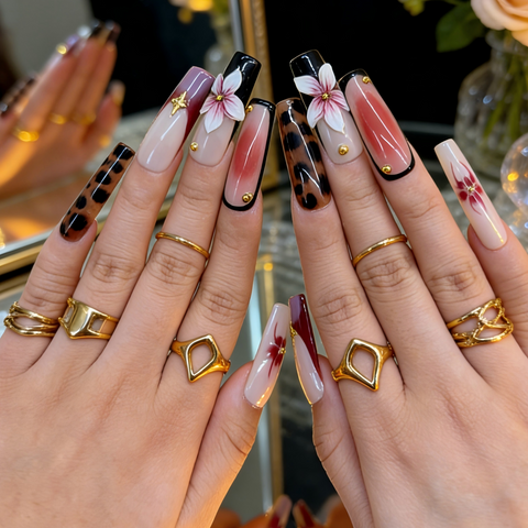 Blush Leopard Floral