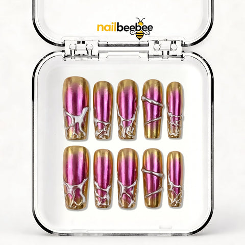 NB-Z183 Handmade Short Square Acrylic for Date Night,Travel