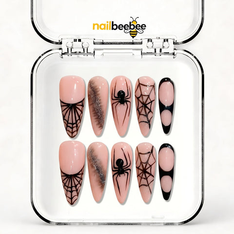 NB-S164 Handmade Medium Stiletto Acrylic for Date Night,Travel