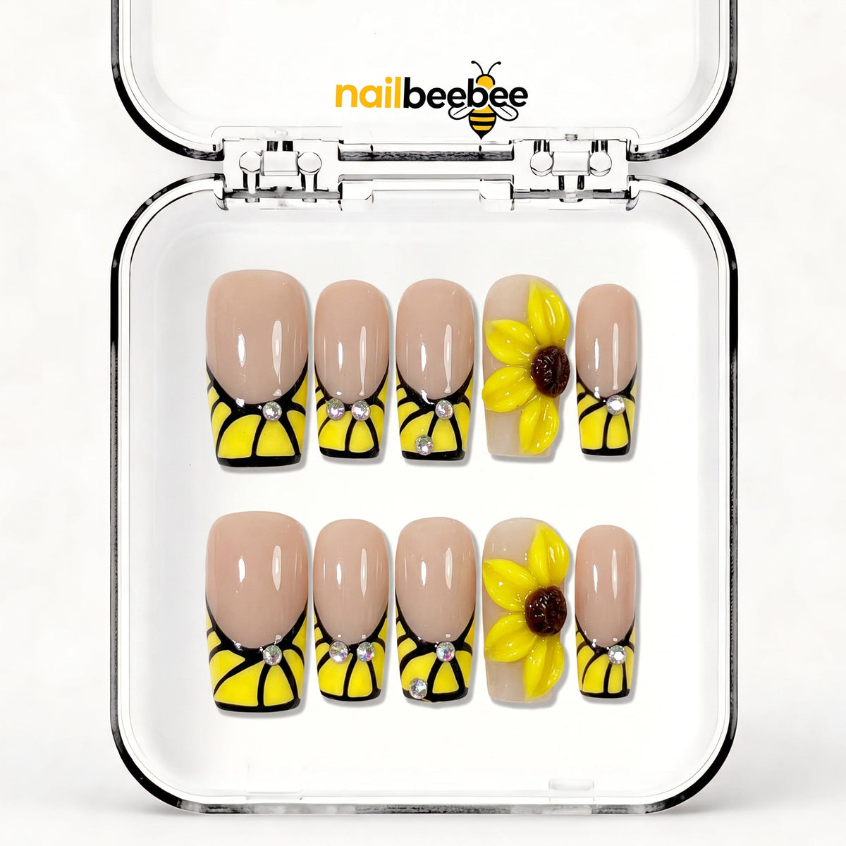 NB-Z139 Handmade Short Square Acrylic for Date Night,Travel