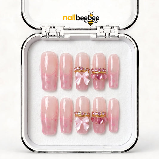 NB-Z180 Handmade Short Square Acrylic for Date Night,Travel