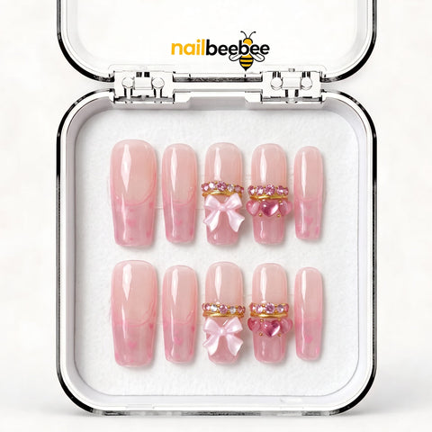 NB-Z180 Handmade Short Square Acrylic for Date Night,Travel
