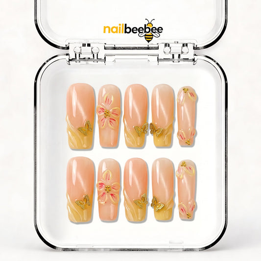 NB-Z179 Handmade Short Square Acrylic for Date Night,Travel