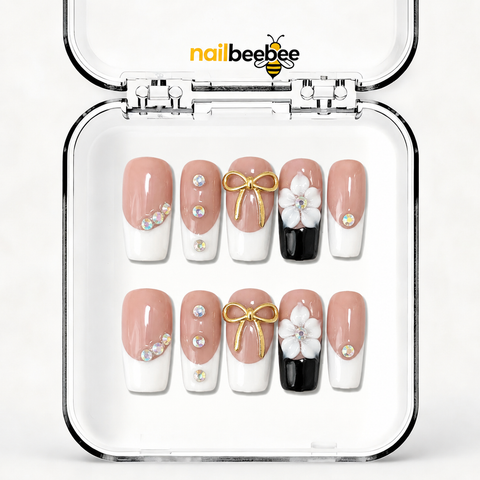 NB-D69 Handmade Short Square Acrylic for Date Night,Travel