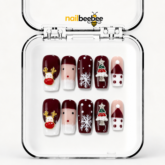 NB-D72 Handmade Short Square Acrylic for Date Night,Travel