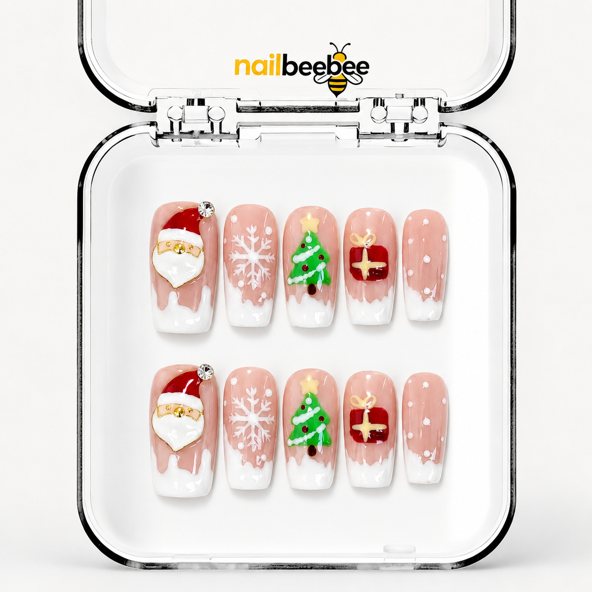 NB-D73 Handmade Short Square Acrylic for Date Night,Travel