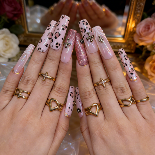 Blush Leopard Gothic