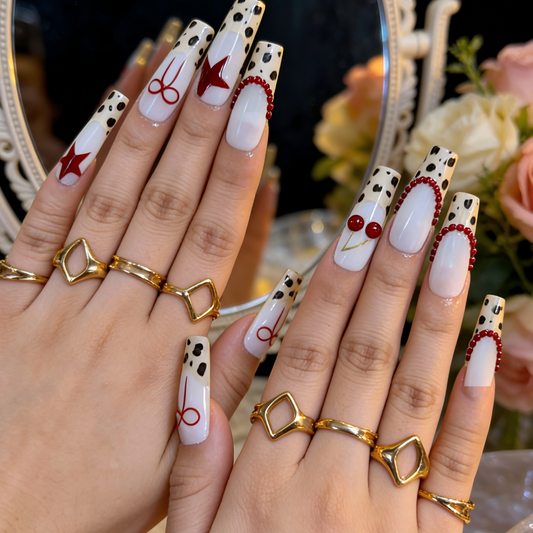 Cherry Dot Bow
