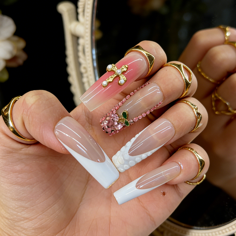 Blush Cherry Cross