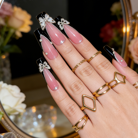Blush Butterfly Noir