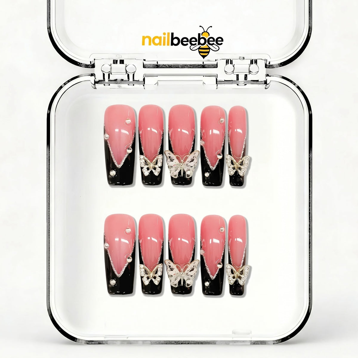 Blush Butterfly Noir