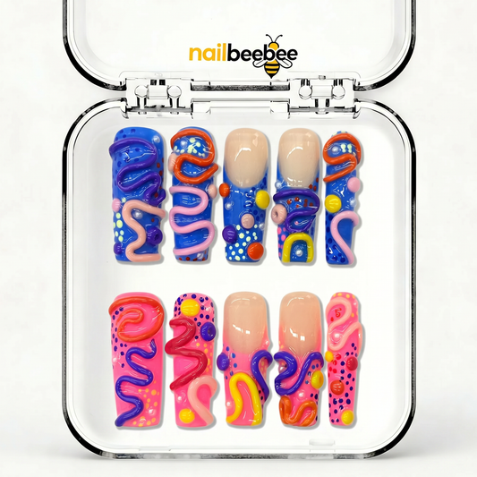 Neon Squiggle Pop