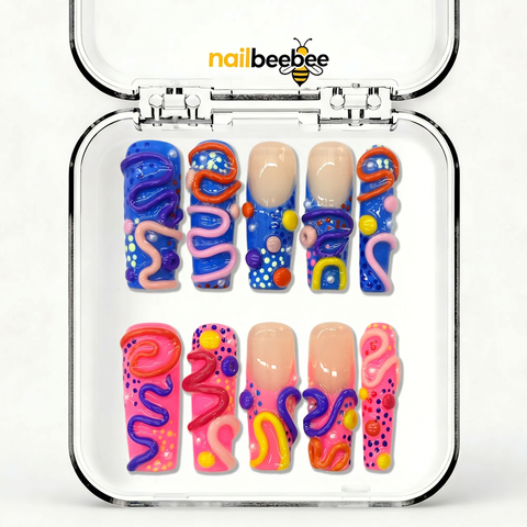 Neon Squiggle Pop