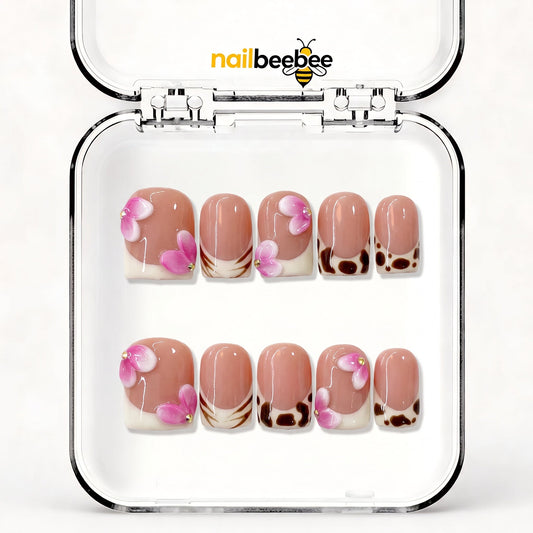 NB-D48 Handmade Short Square Acrylic for Date Night,Travel