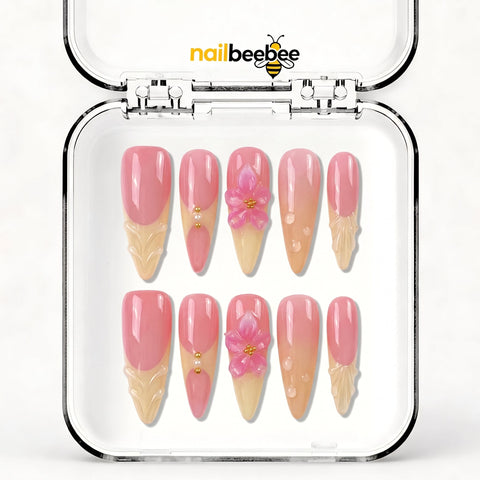 NB-S169 Handmade Medium Stiletto Acrylic for Date Night,Travel