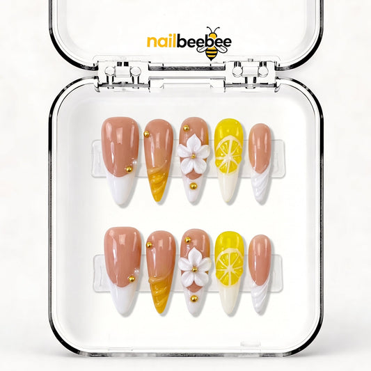 NB-S200 Handmade Medium Stiletto Acrylic for Date Night,Travel