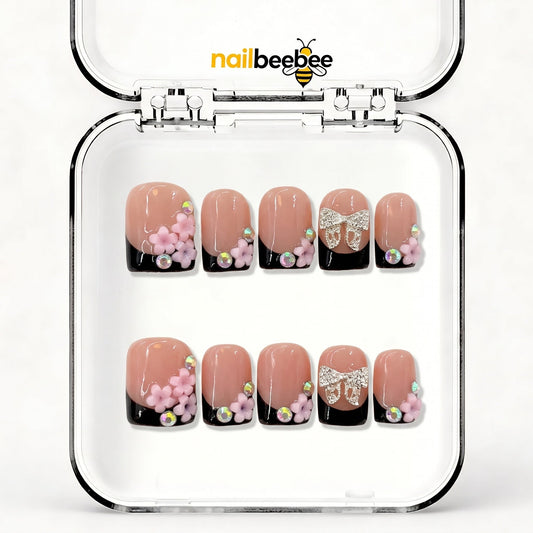 NB-D47 Handmade Short Square Acrylic for Date Night,Travel