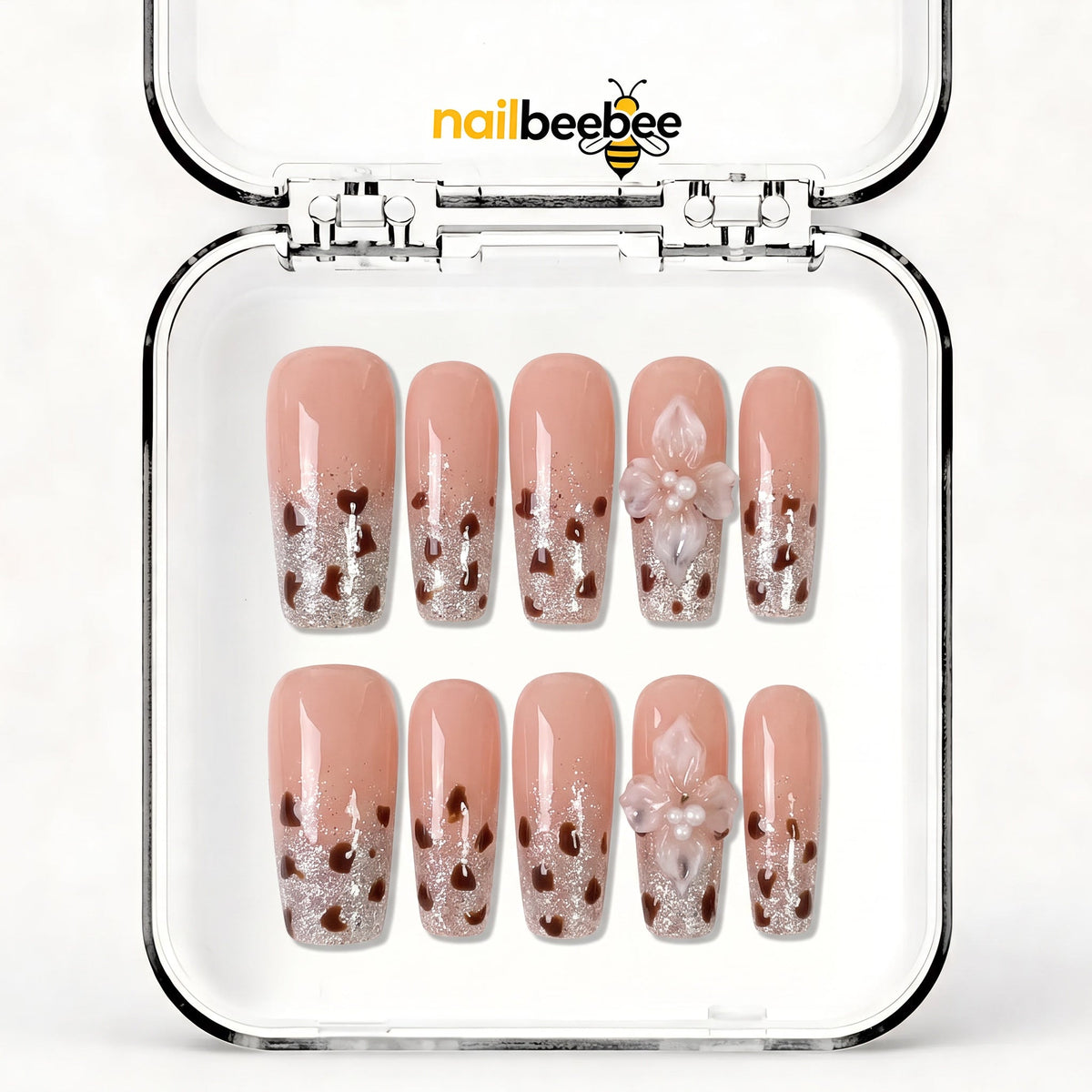NB-Z210 Handmade Short Square Acrylic for Date Night,Travel