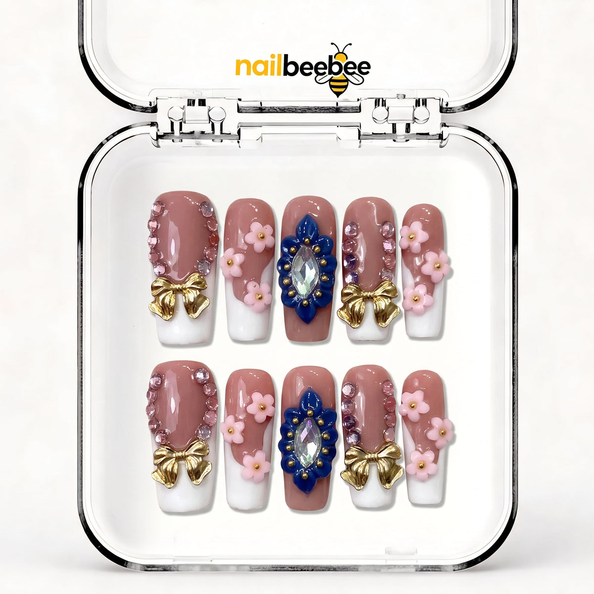 NB-Z144 Handmade Short Square Acrylic for Date Night,Travel