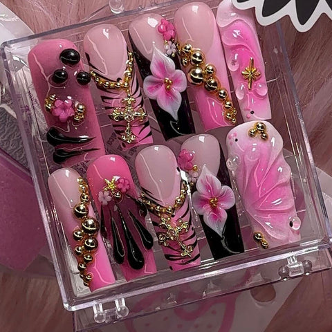 Gothic Pink Floral