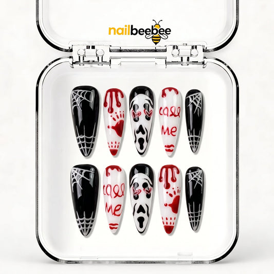 NB-S168 Handmade Medium Stiletto Acrylic for Date Night,Travel