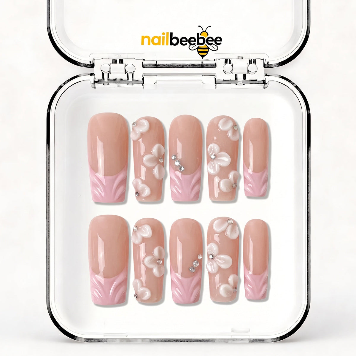 NB-Z175 Handmade Short Square Acrylic for Date Night,Travel