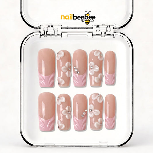 NB-Z175 Handmade Short Square Acrylic for Date Night,Travel
