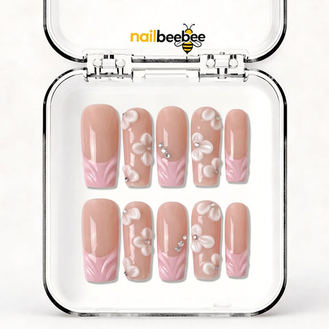 NB-Z175 Handmade Short Square Acrylic for Date Night,Travel