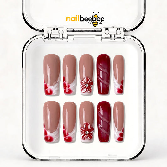 NB-Z182 Handmade Short Square Acrylic for Date Night,Travel