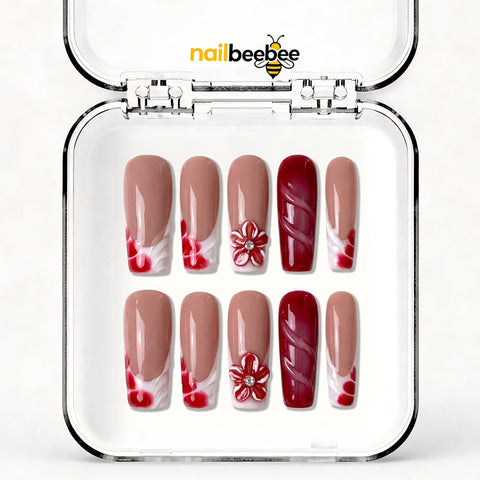 NB-Z182 Handmade Short Square Acrylic for Date Night,Travel