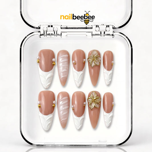 NB-S188 Handmade Medium Stiletto Acrylic for Date Night,Travel