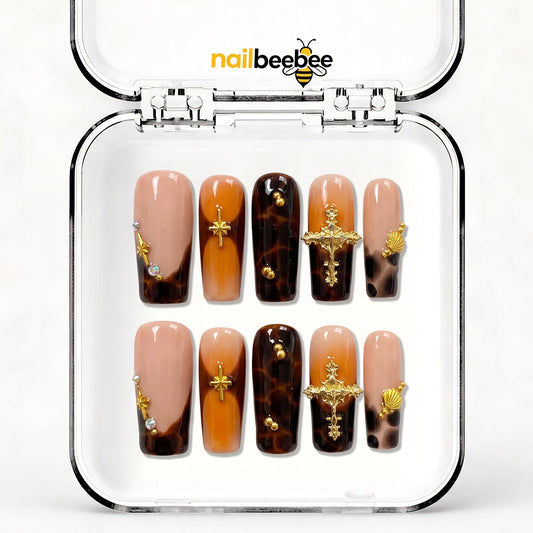 NB-Z195 Handmade Short Square Acrylic for Date Night,Travel